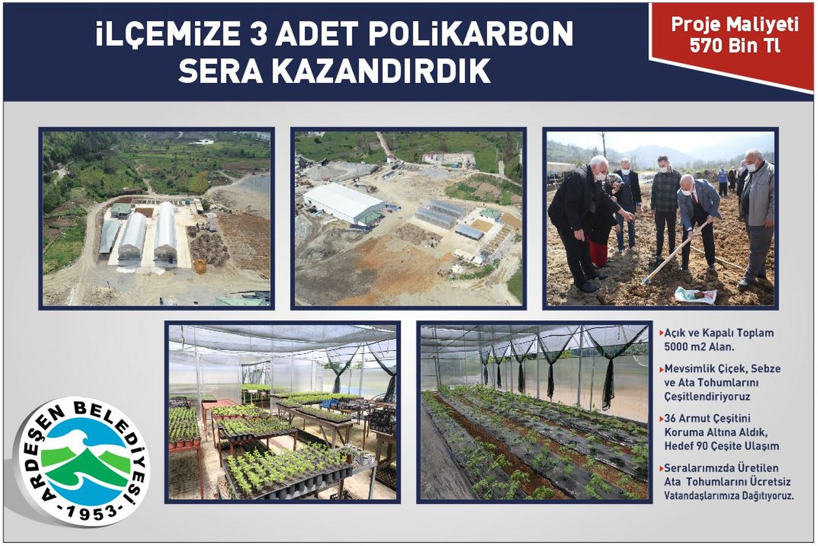 2,5 yılda yapılan çalışmaları kamuoyuyla paylaştık