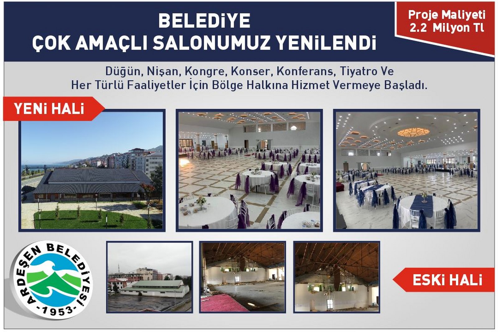 2,5 yılda yapılan çalışmaları kamuoyuyla paylaştık