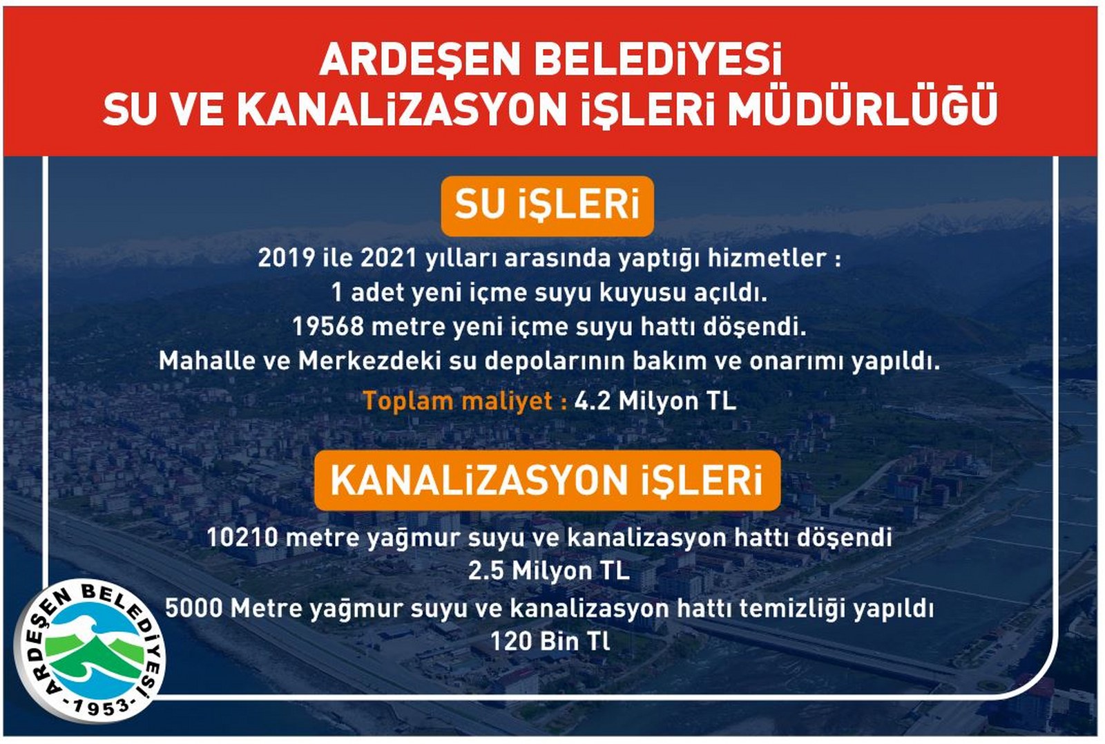 2,5 yılda yapılan çalışmaları kamuoyuyla paylaştık