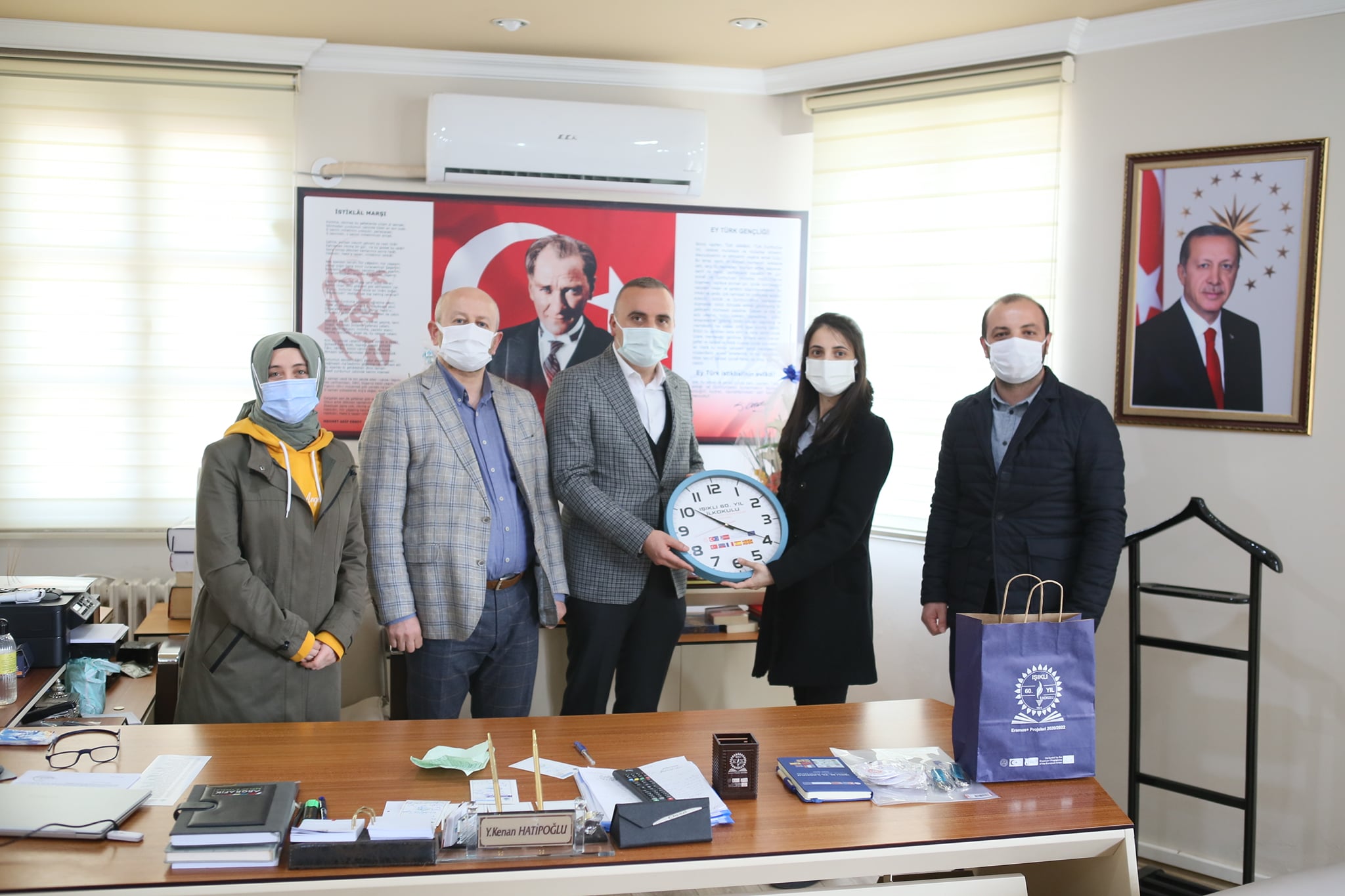 Işıklı 60. Yıl Okulundan ERASMUS Proje Ziyareti