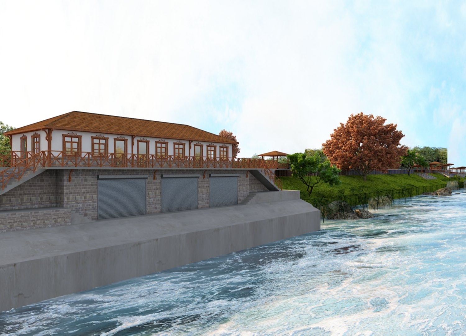 Fırtına vadimizi güzelleştiriyoruz. 