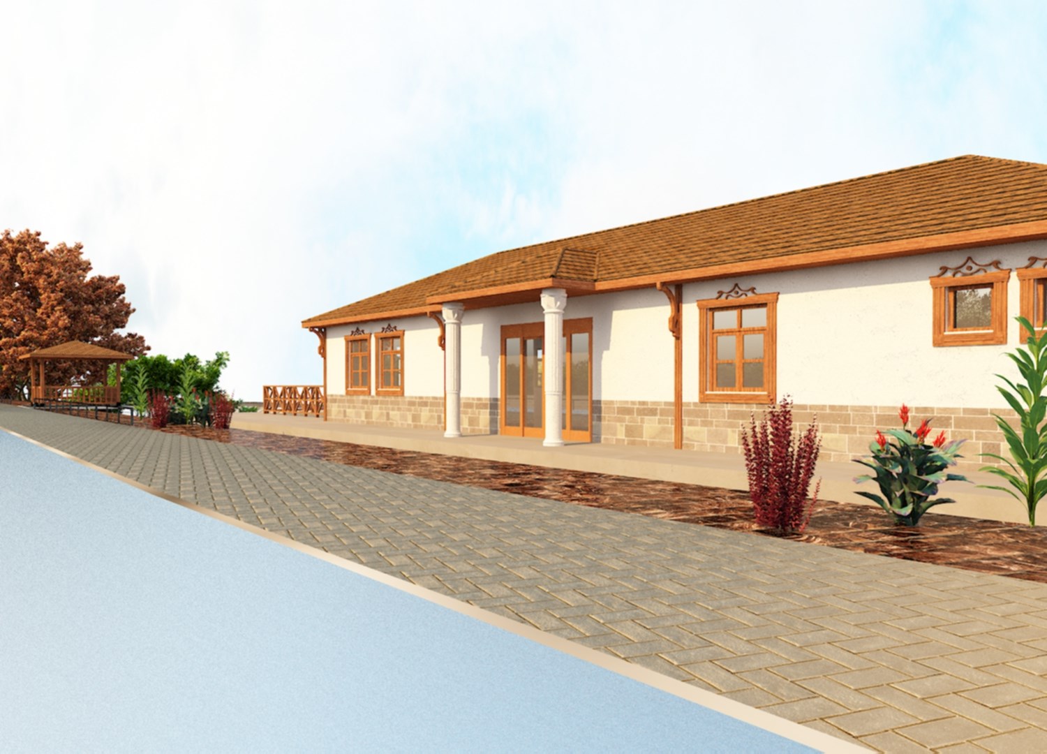 Fırtına vadimizi güzelleştiriyoruz. 