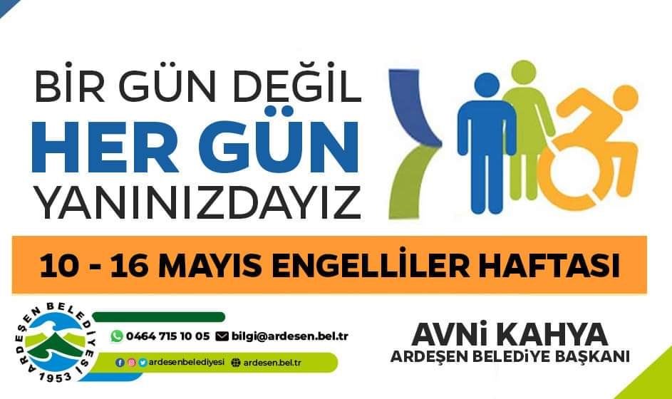 10-16 Mayıs Engelliler Haftası