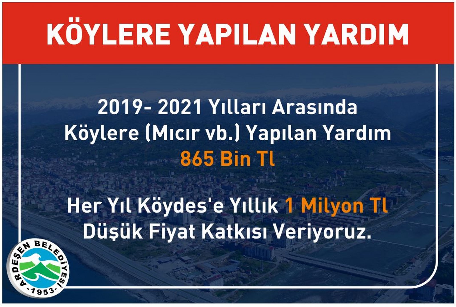 2,5 yılda yapılan çalışmaları kamuoyuyla paylaştık
