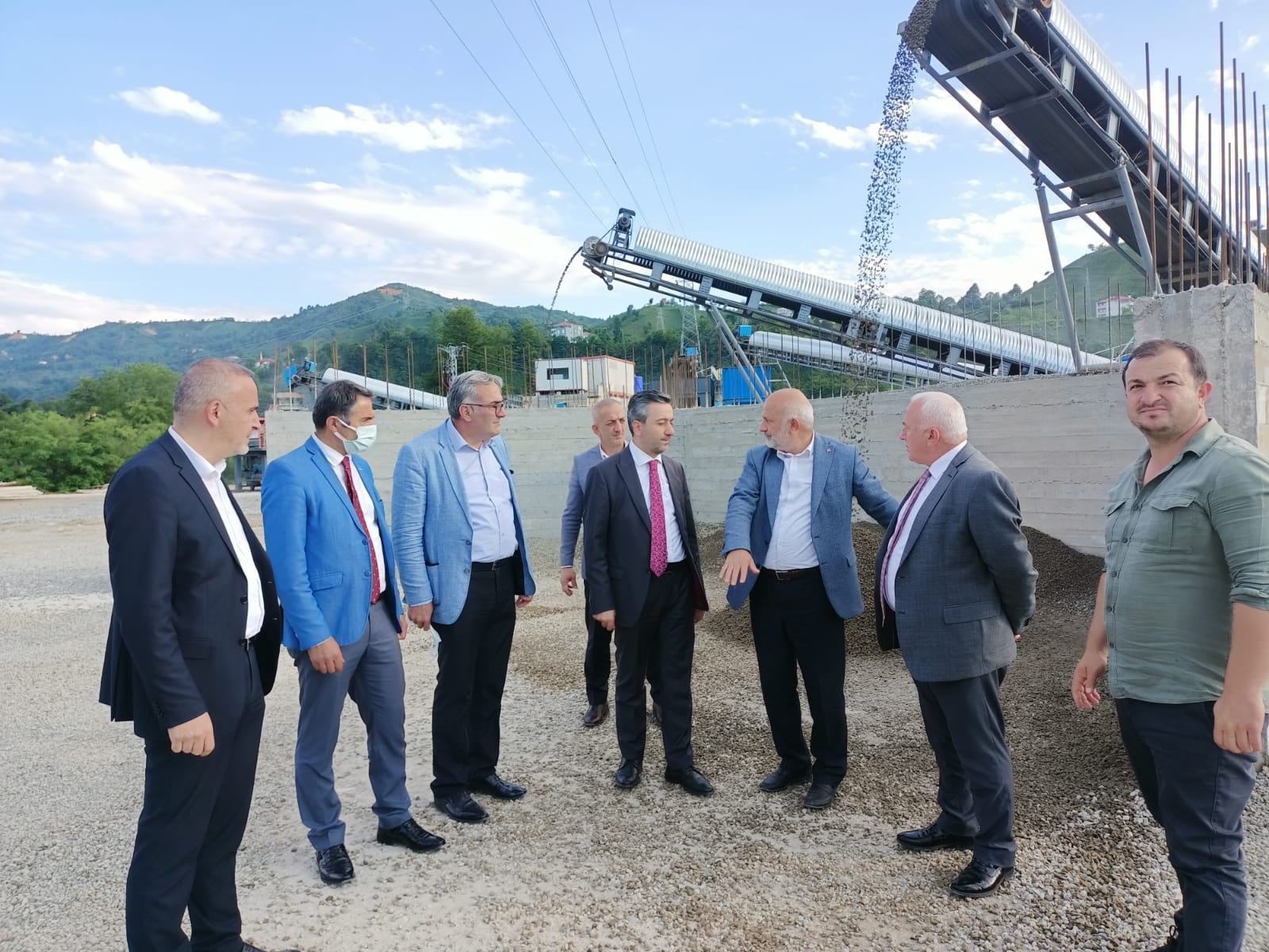 Yeni Kum ve Mıcır Fabrikamızda İnceleme