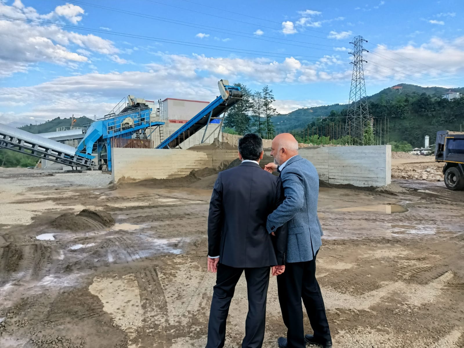 Yeni Kum ve Mıcır Fabrikamızda İnceleme