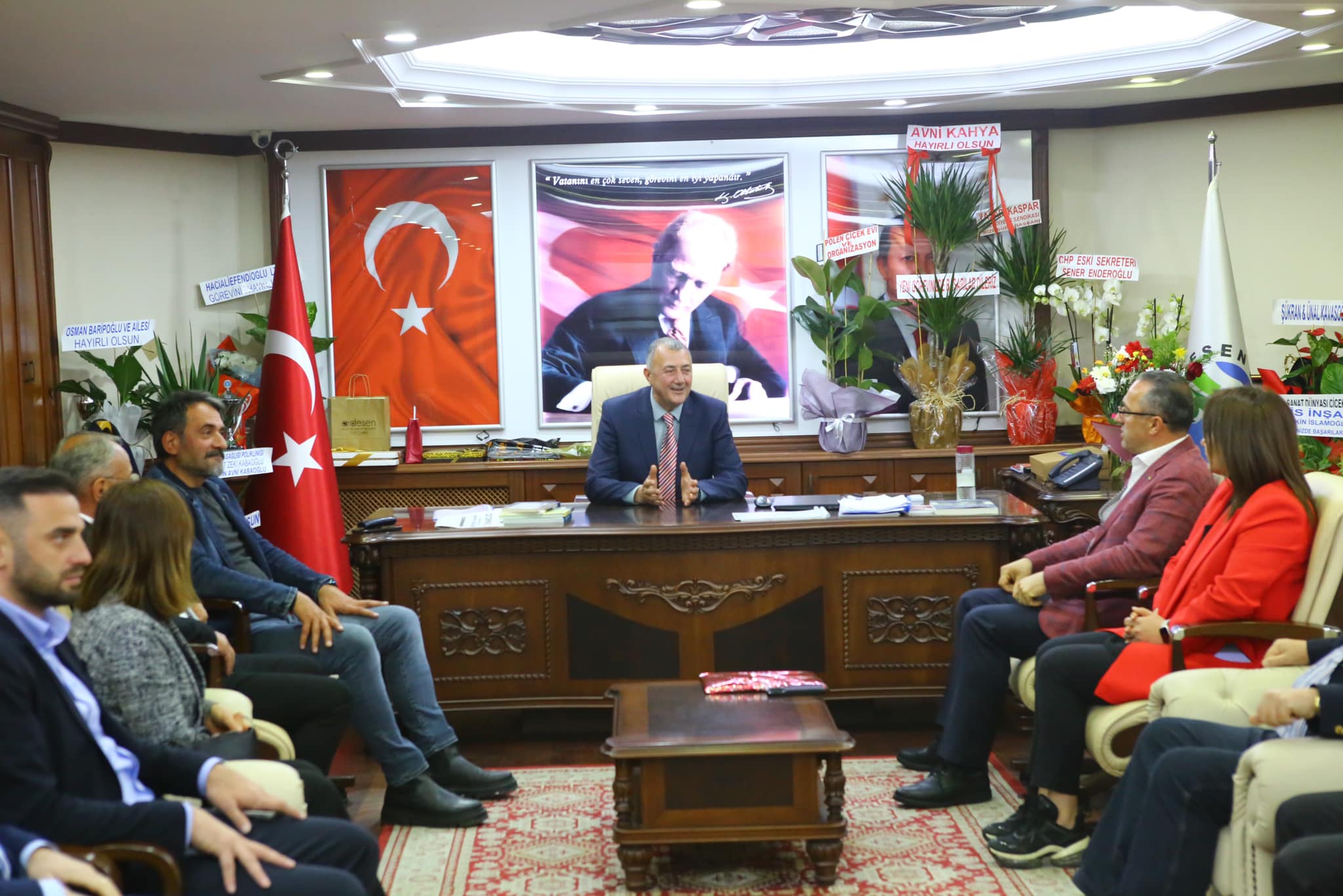 Ardeşen TSO'dan Başkanımız Enver Atagün'e Hayırlı Olsun Ziyareti