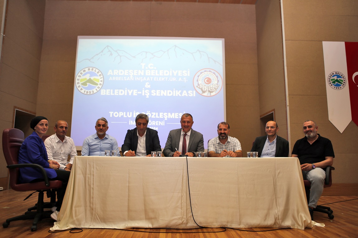 Ardeşen Belediyesi ile Belediye İş Sendikası Toplu İş Sözleşmesi Görüşmeleri Tamamlandı