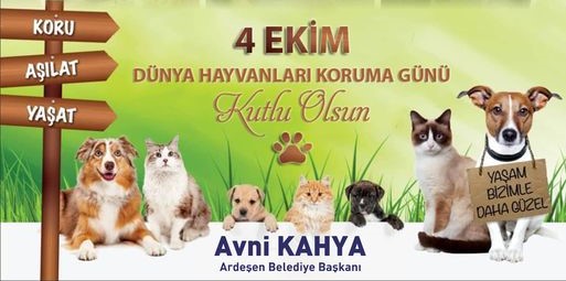 4 Ekim Hayvanları Koruma Günü