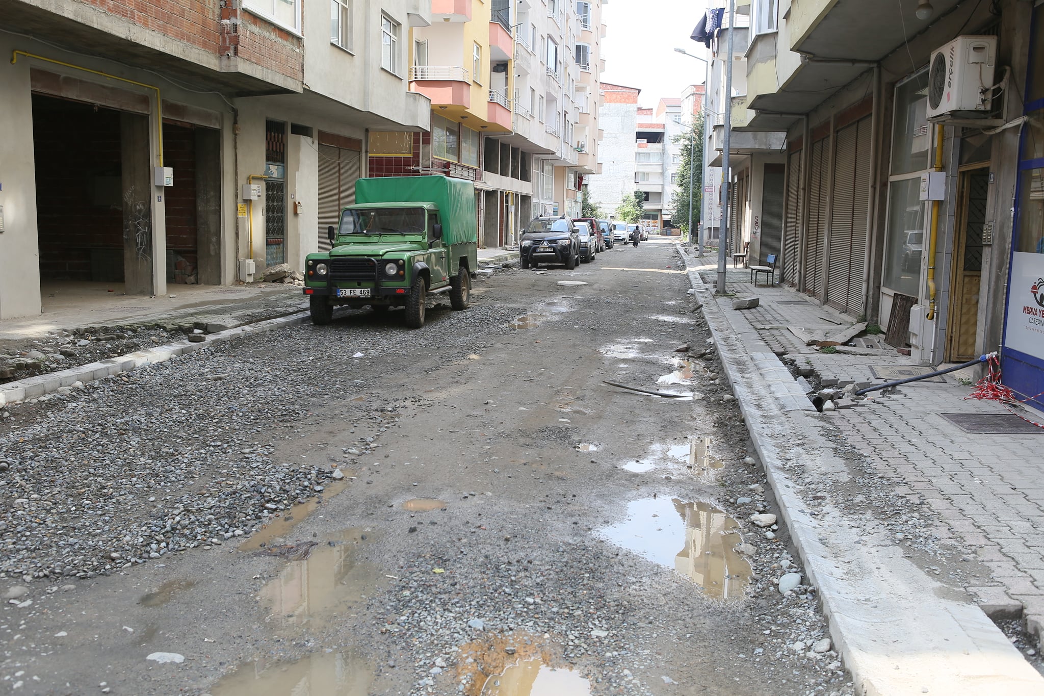 Fırtına Mahallesinde üst yapı çalışmalarımız devam ediyor. 