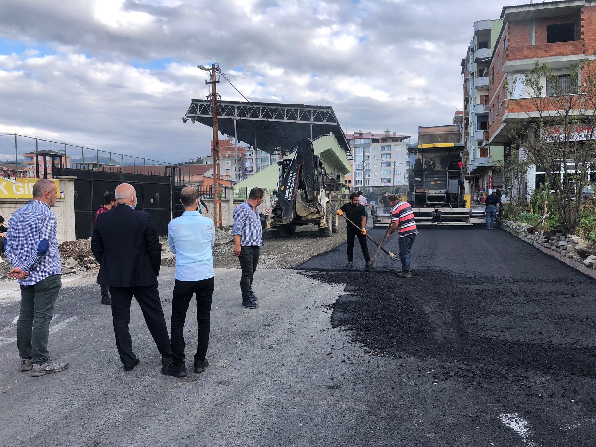 Fırtına Mahallemizde 2. Devre Sıcak Asfalt Çalışmamız