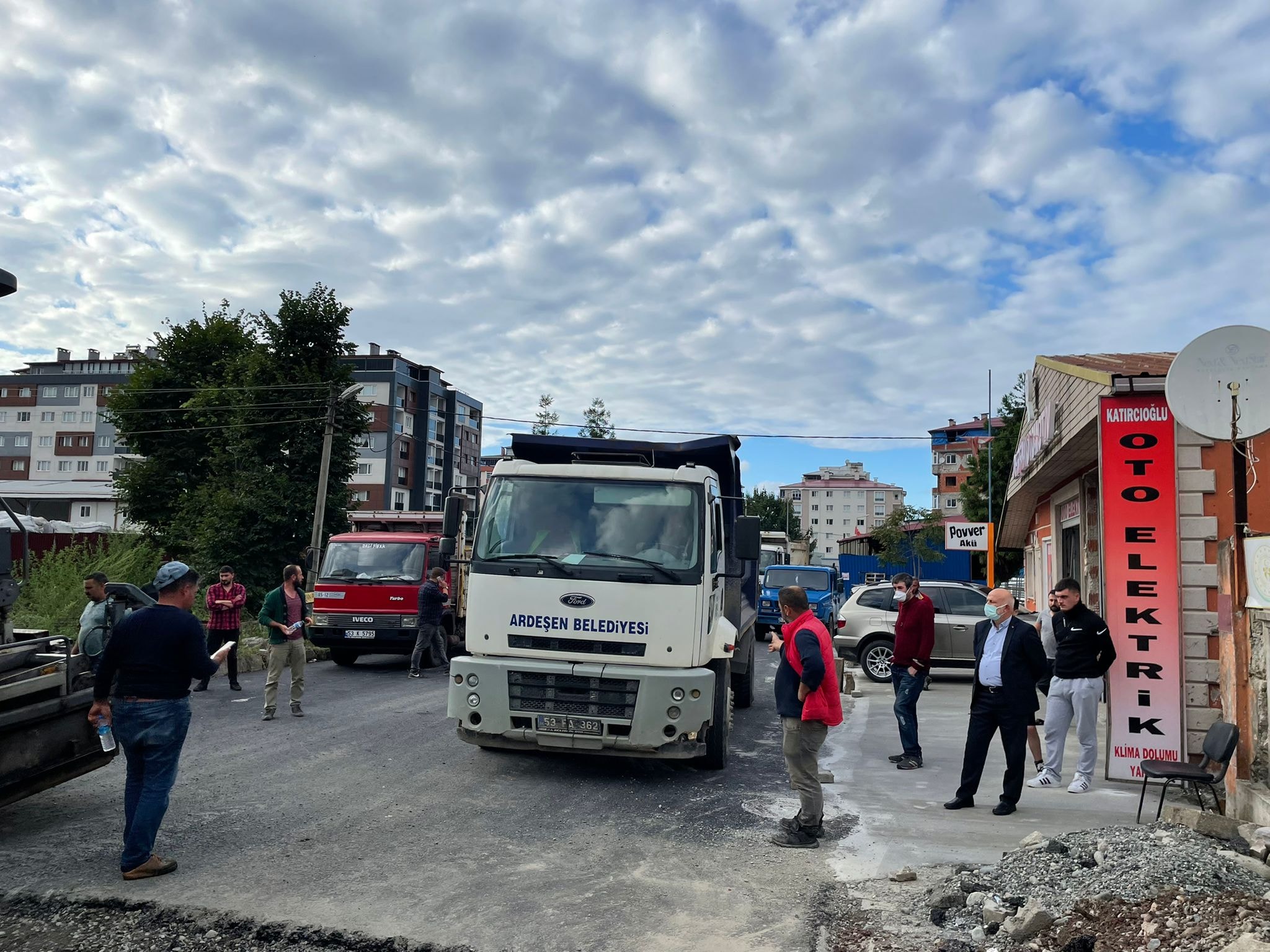 Fırtına Mahallemizde 2. Devre Sıcak Asfalt Çalışmamız