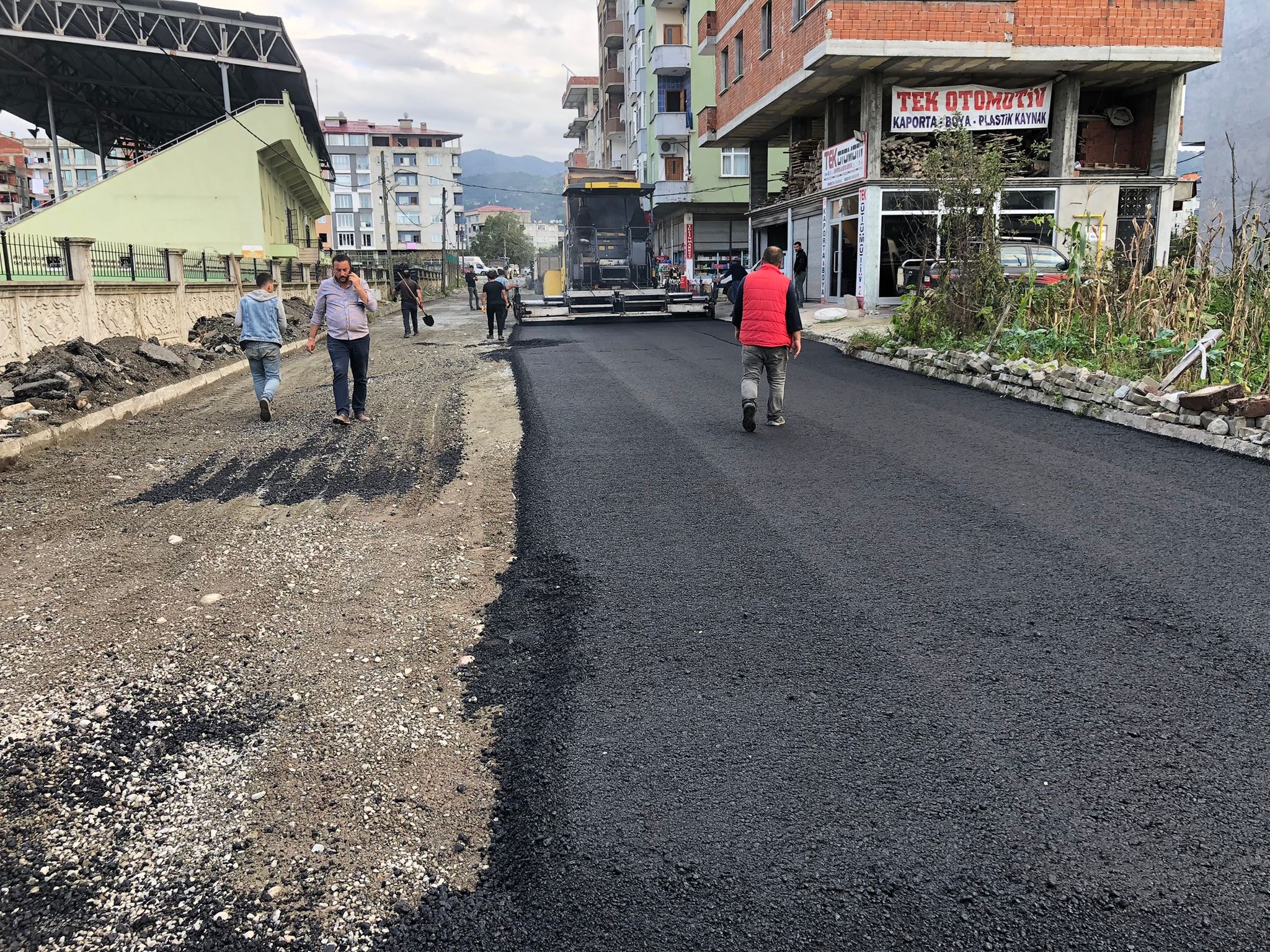 Fırtına Mahallemizde 2. Devre Sıcak Asfalt Çalışmamız