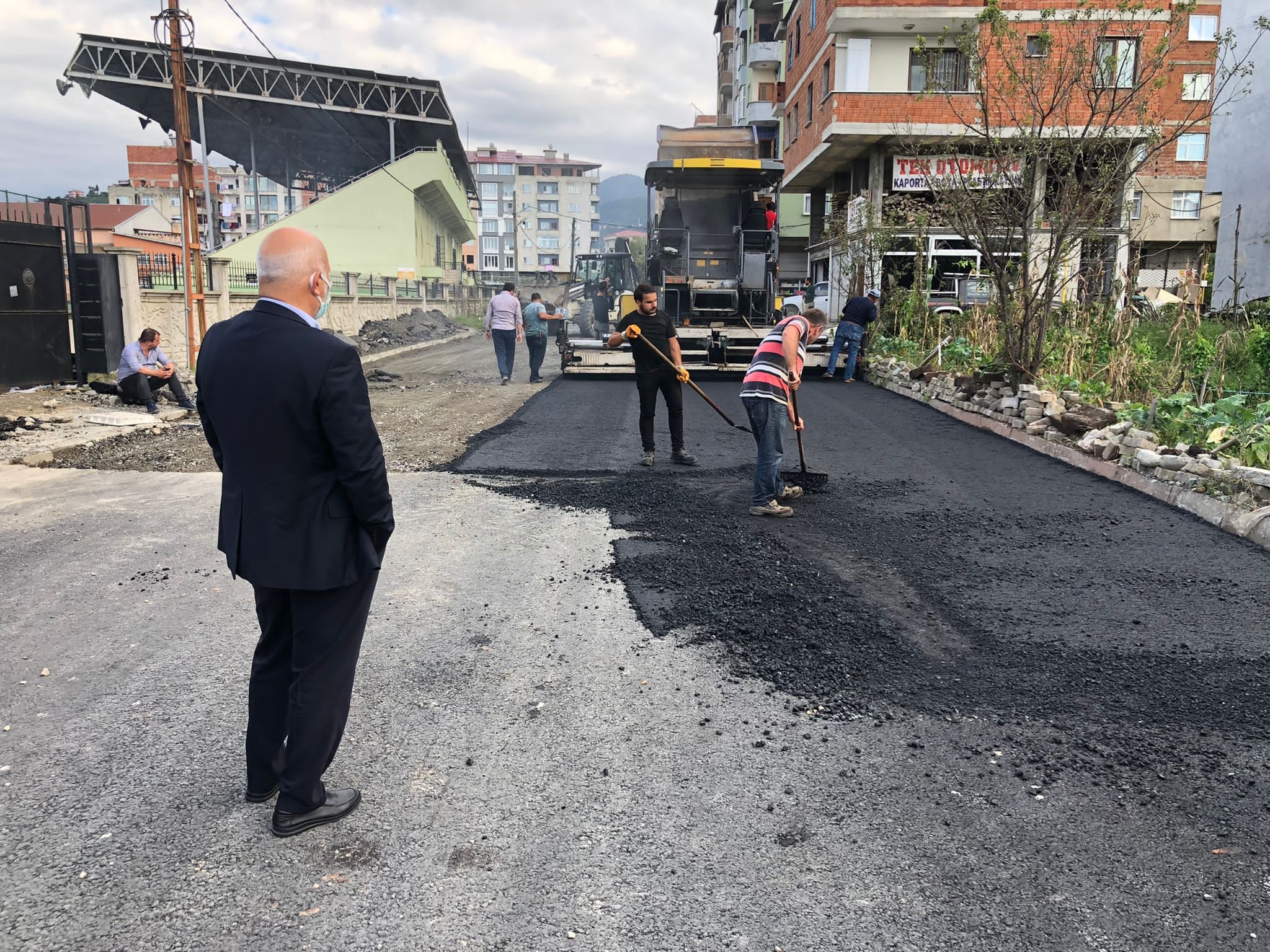 Fırtına Mahallemizde 2. Devre Sıcak Asfalt Çalışmamız