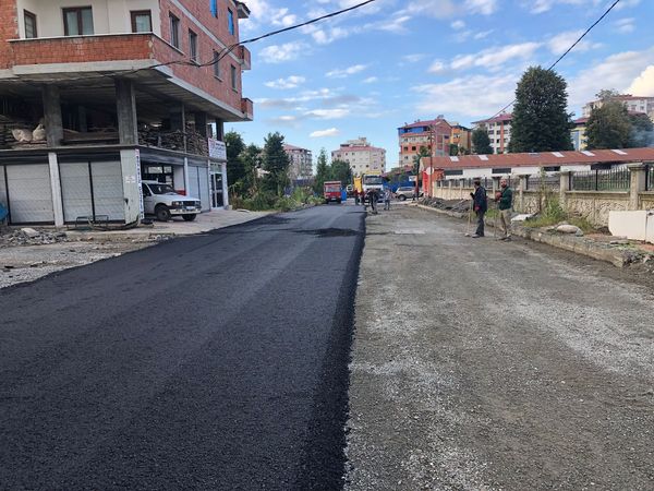 Fırtına Mahallemizde 2. Devre Sıcak Asfalt Çalışmamız