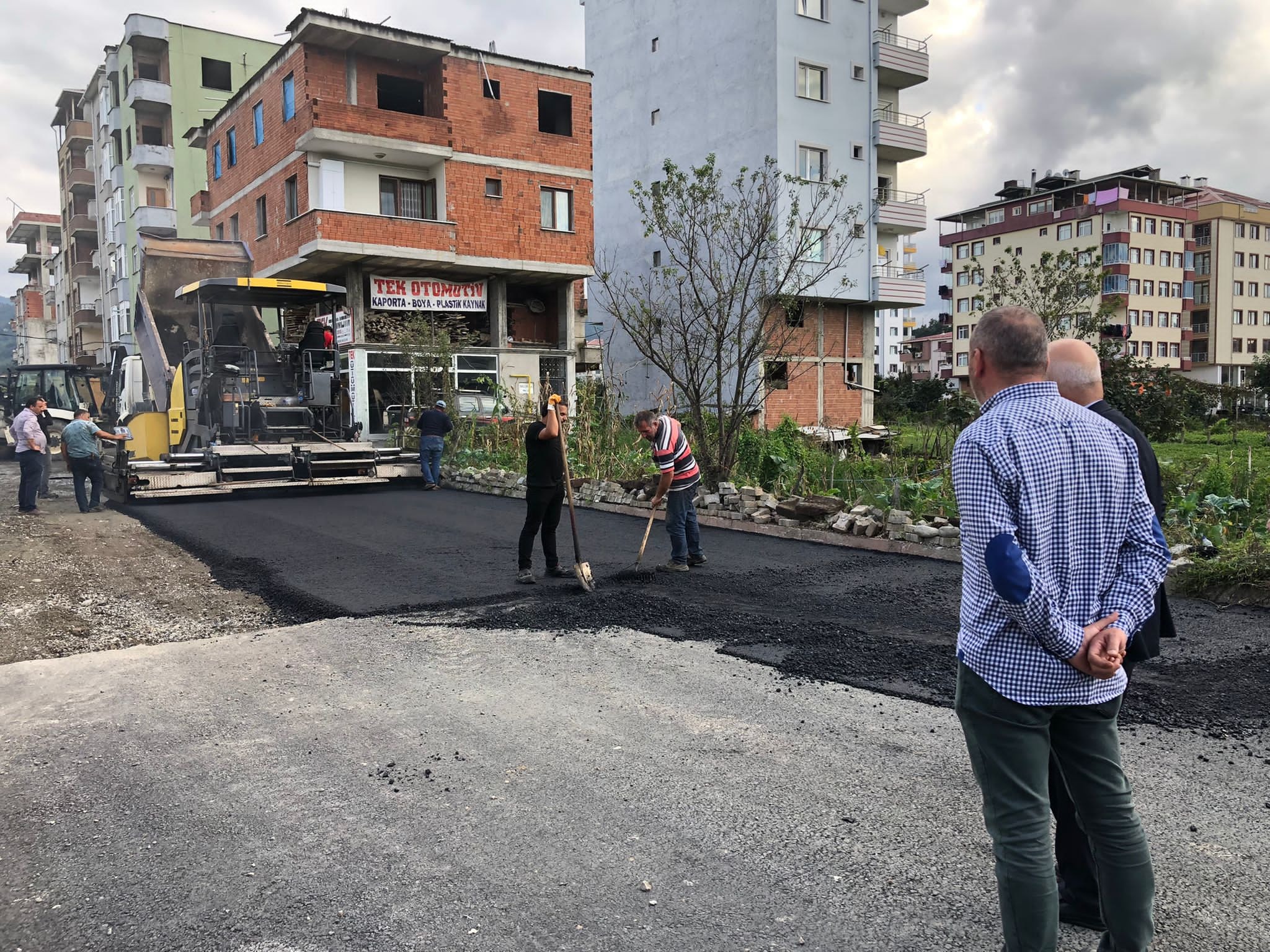 Fırtına Mahallemizde 2. Devre Sıcak Asfalt Çalışmamız