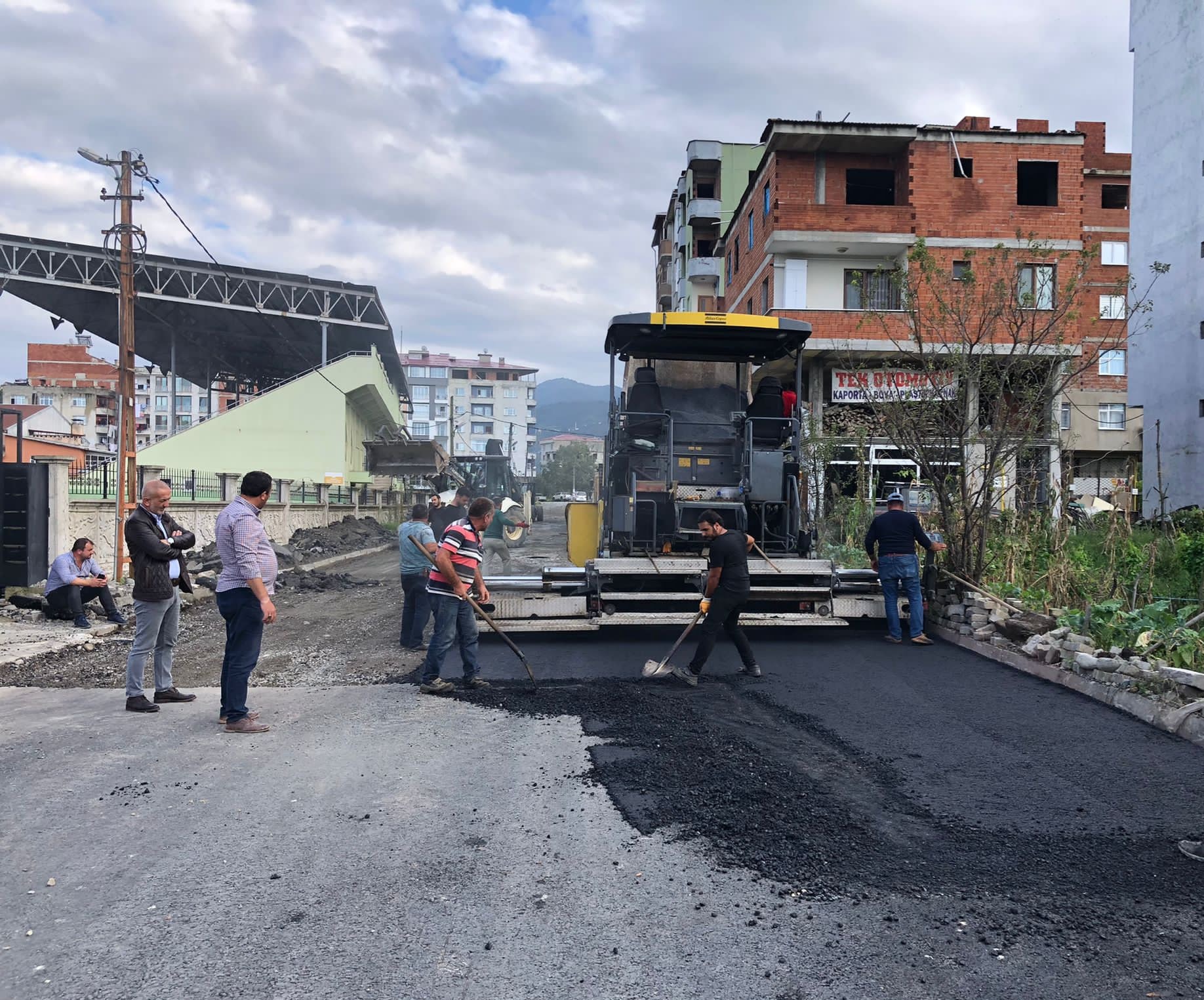 Fırtına Mahallemizde 2. Devre Sıcak Asfalt Çalışmamız