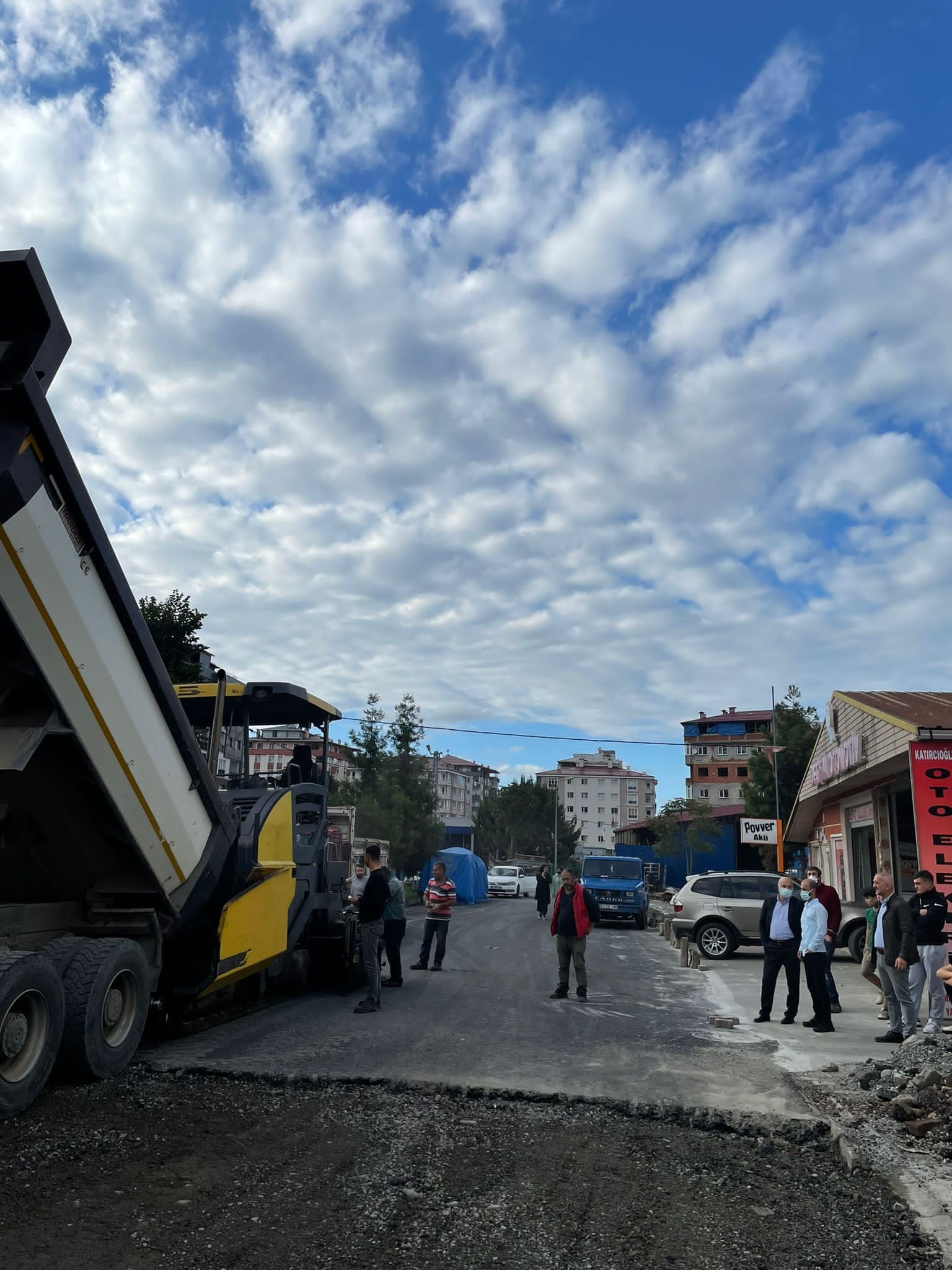 Fırtına Mahallemizde 2. Devre Sıcak Asfalt Çalışmamız