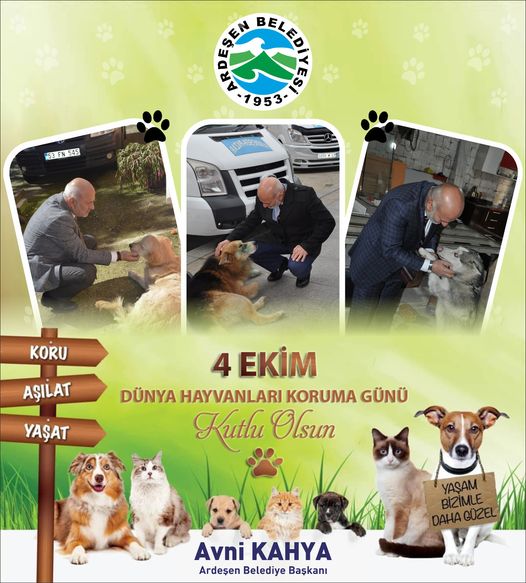 4 Ekim Hayvanları Koruma Günü