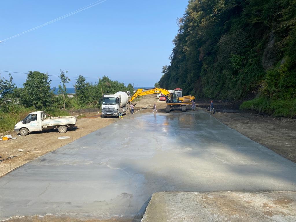 Çöp aktarma istasyonunda hazırlıklar devam ediyor.