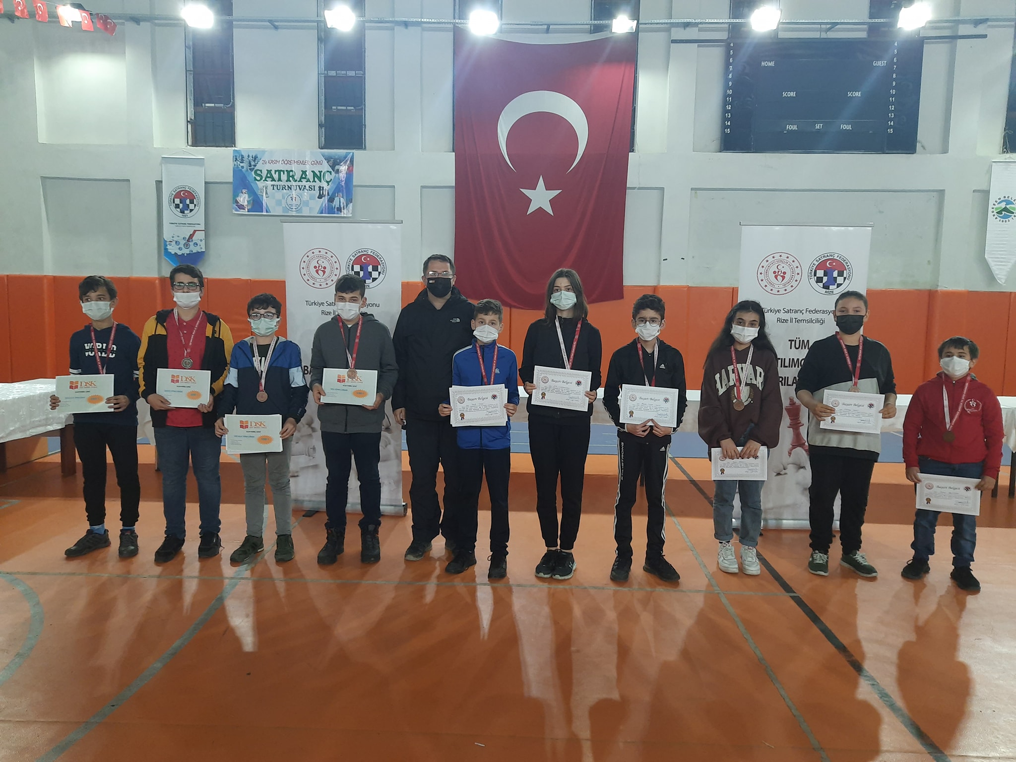 Öğretmenler Günü Satranç Turnuvası tamamlandı.