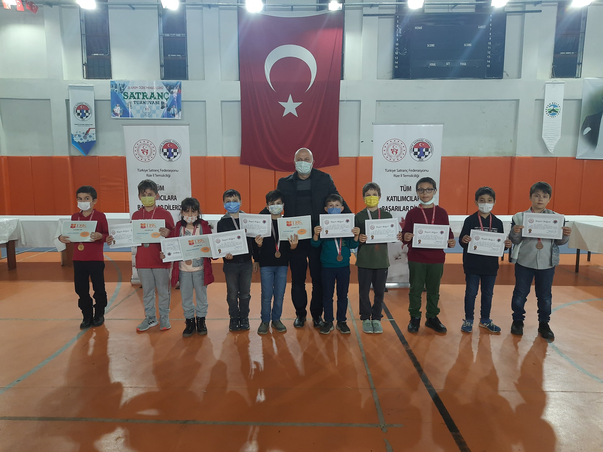 Öğretmenler Günü Satranç Turnuvası tamamlandı.