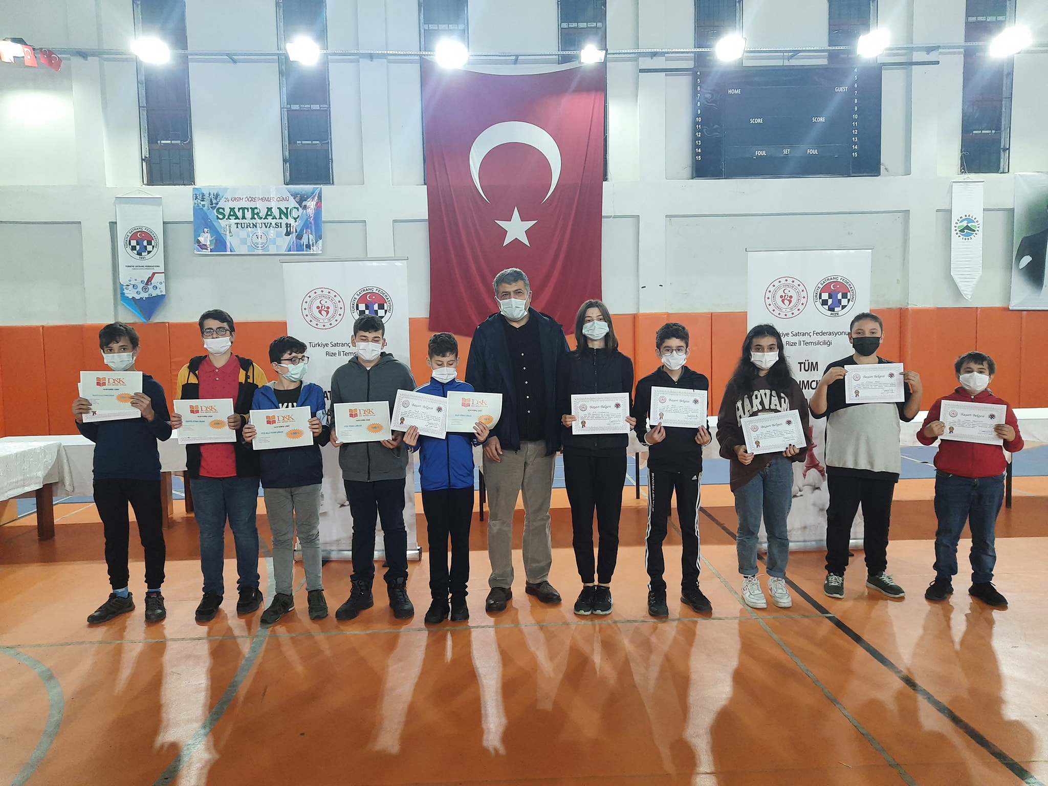 Öğretmenler Günü Satranç Turnuvası tamamlandı.