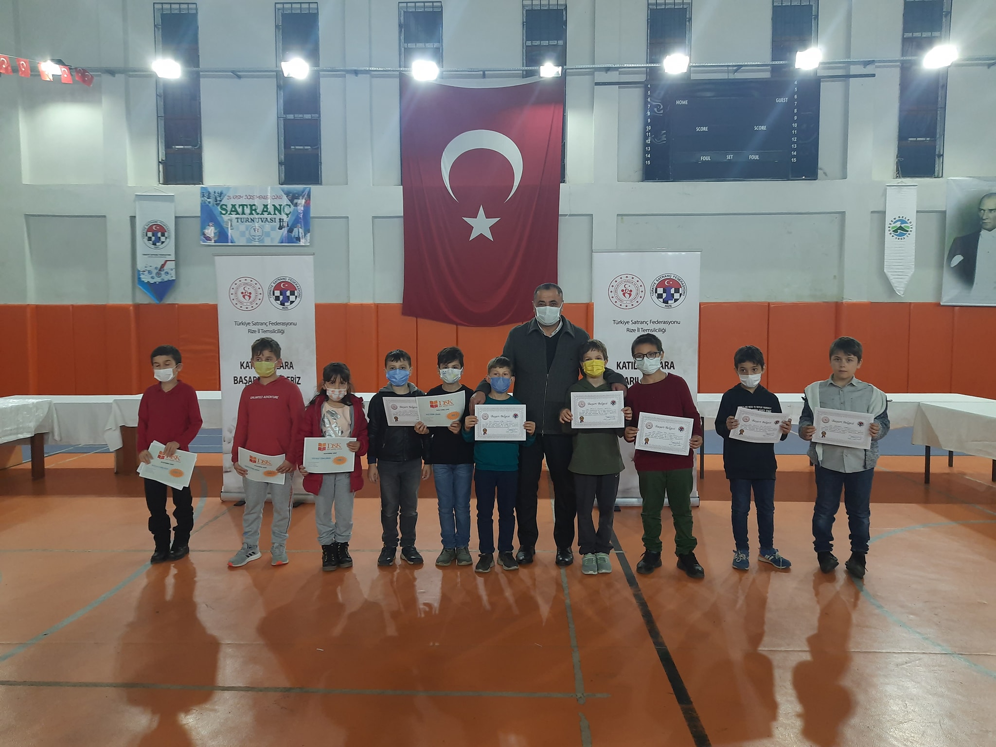 Öğretmenler Günü Satranç Turnuvası tamamlandı.