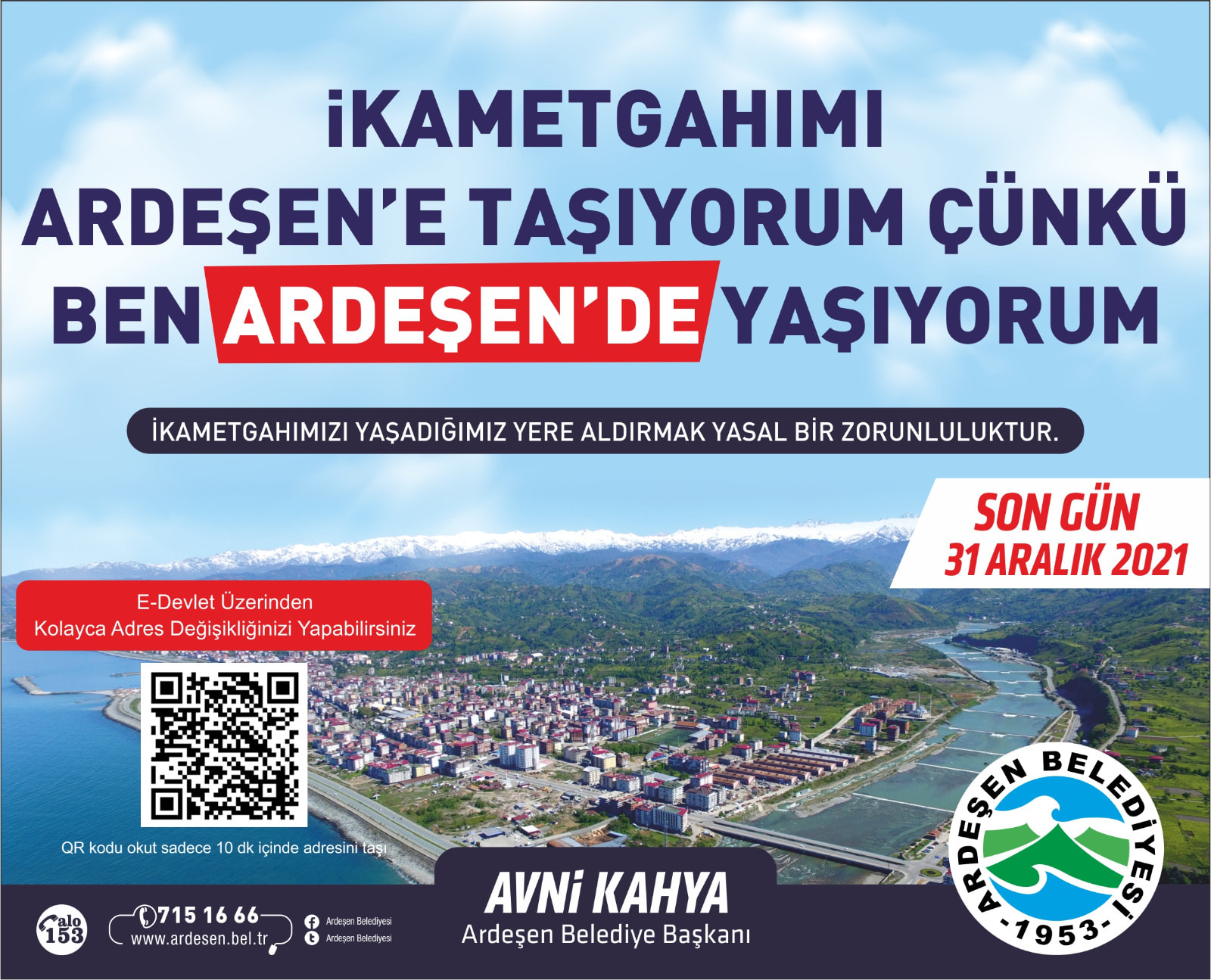 İKAMETGAHIMIZI YAŞADIĞIMIZ YERE TAŞIYALIM