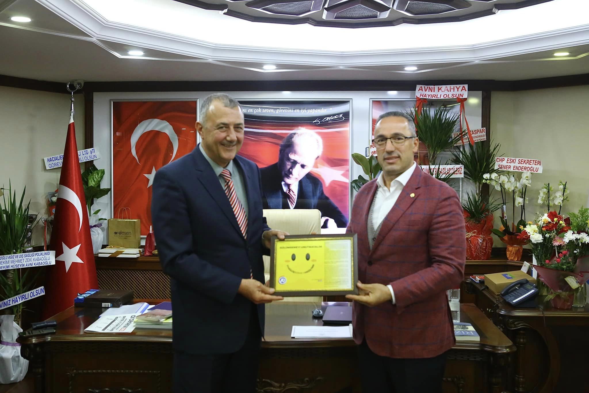 Ardeşen TSO'dan Başkanımız Enver Atagün'e Hayırlı Olsun Ziyareti