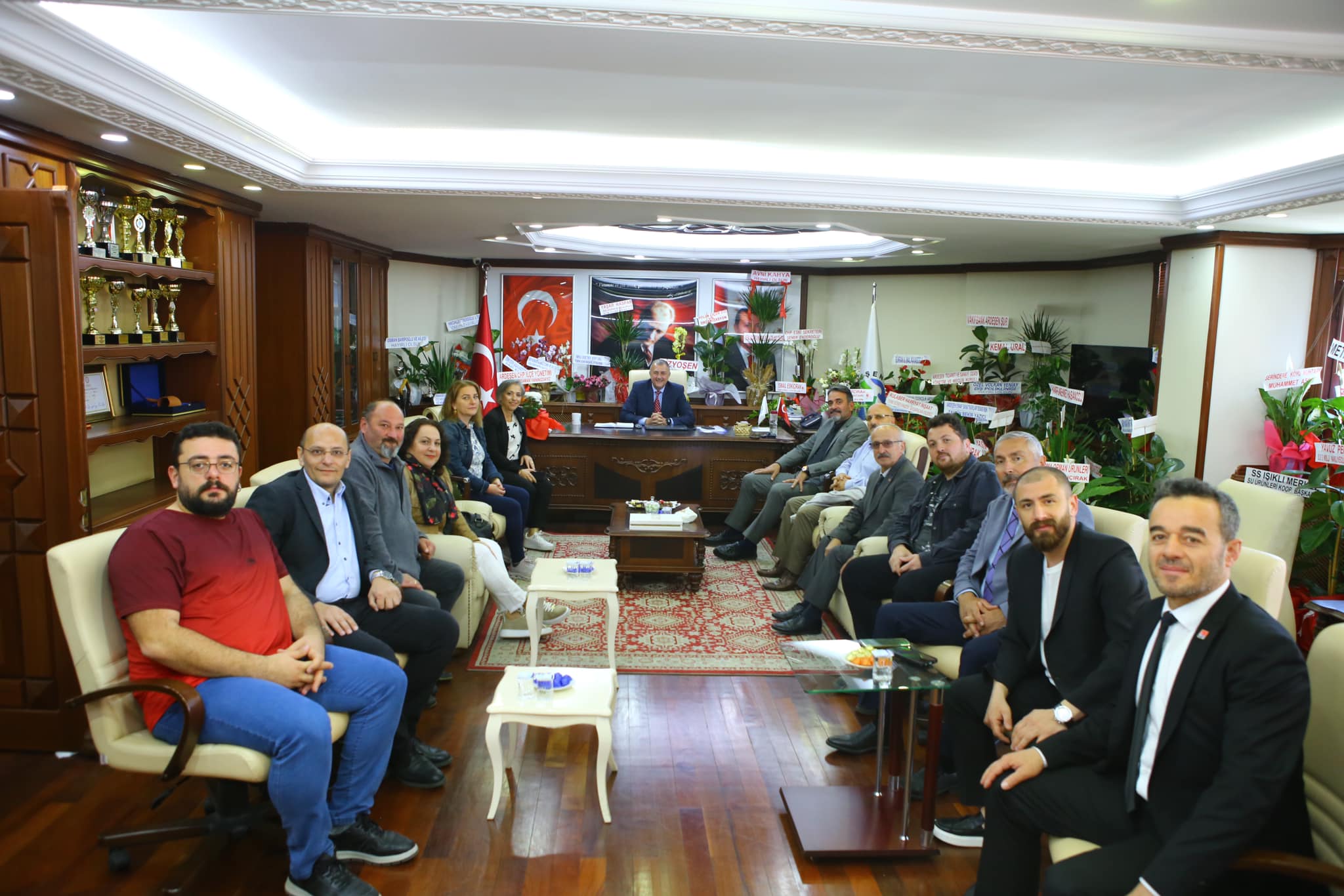CHP Ardeşen Teşkilatından Başkanımız'a tebrik ziyareti