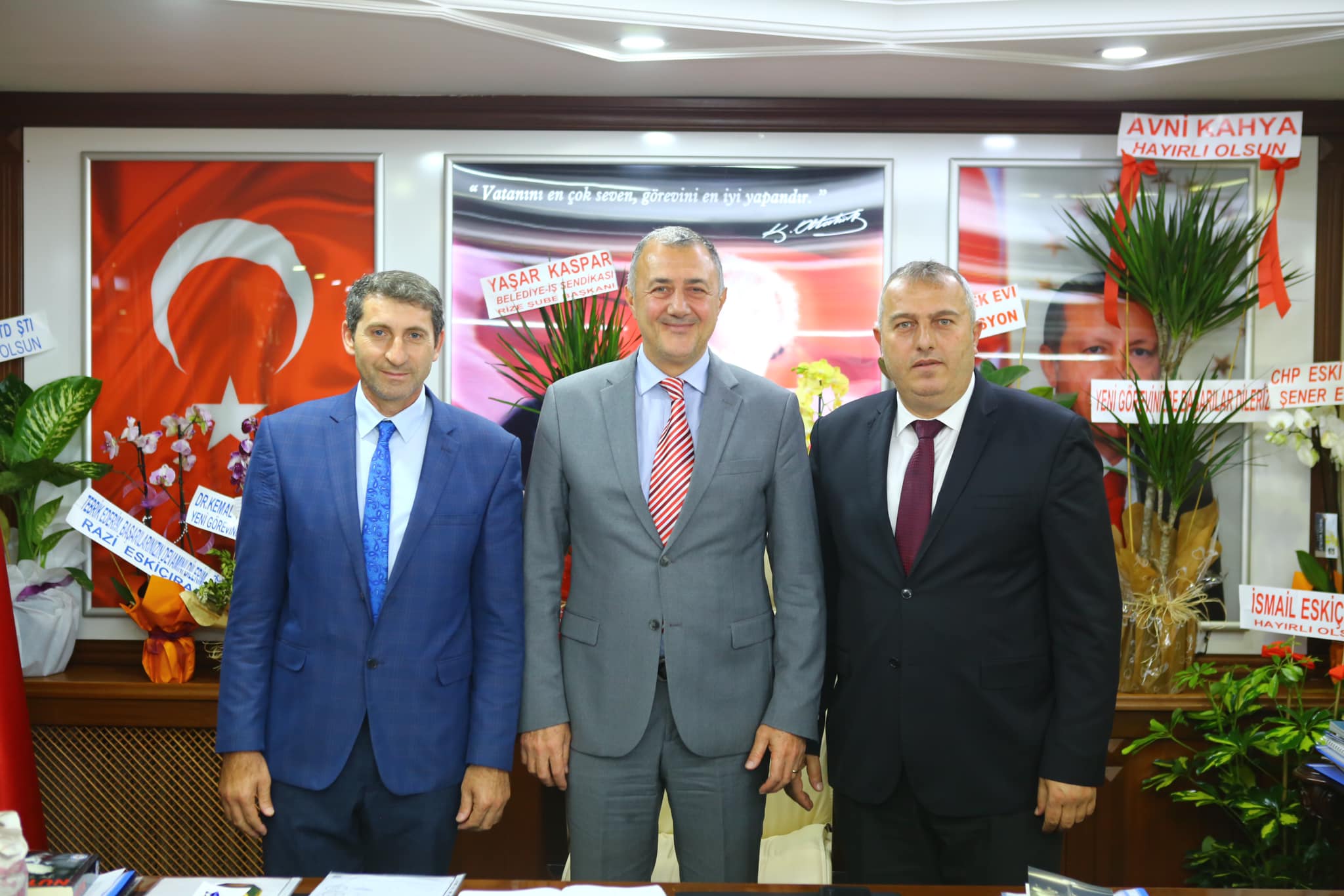 STK Temsilcilerinden Başkanımıza Tebrik Ziyareti
