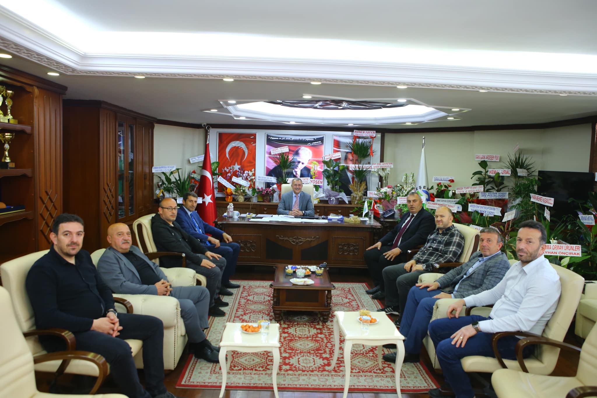 STK Temsilcilerinden Başkanımıza Tebrik Ziyareti