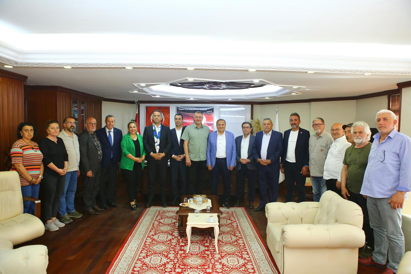 CHP Heyeti Belediyemizi Ziyaret Etti