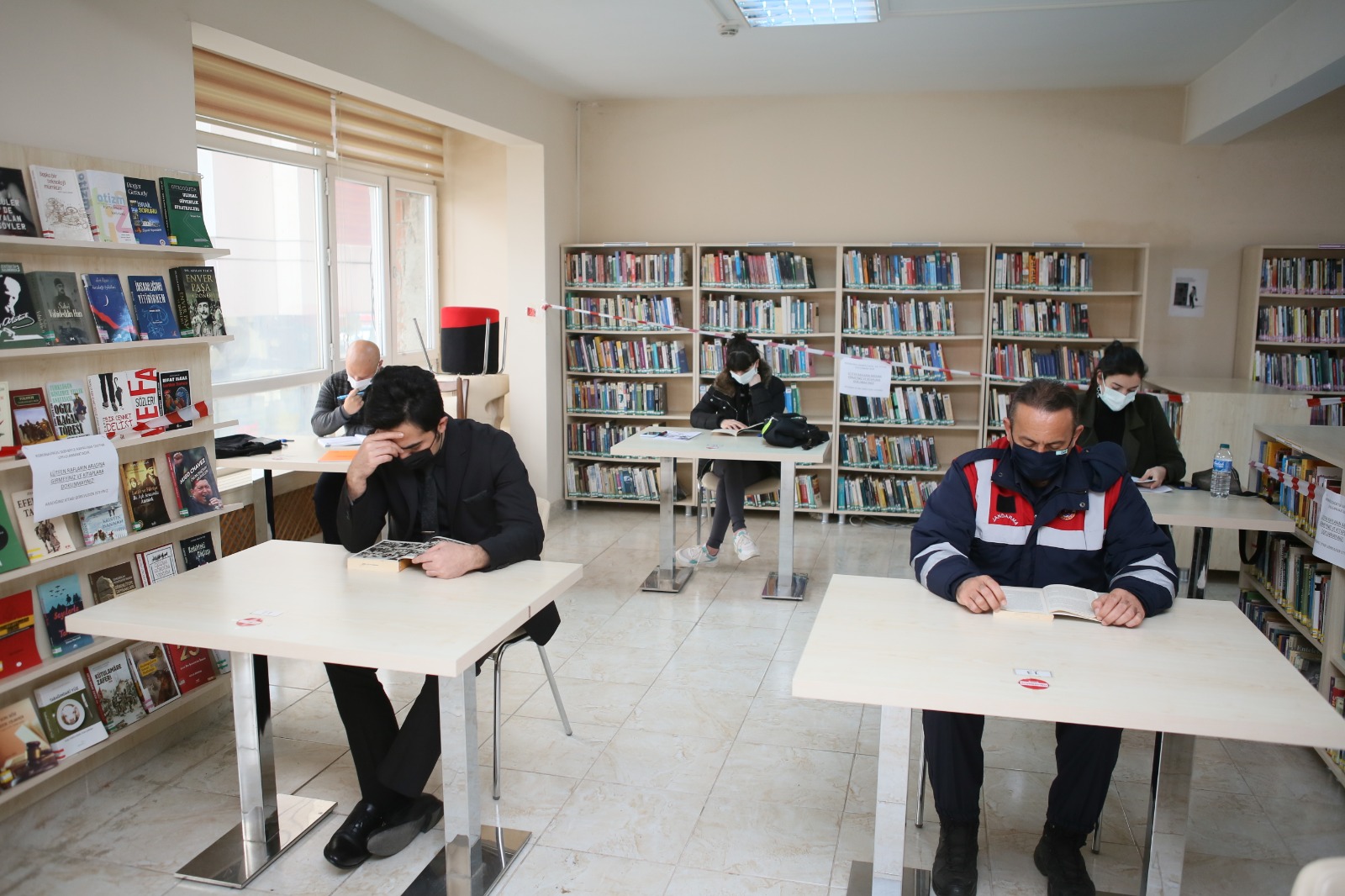 İlçe Halk Kütüphanesi’nde okuma etkinliği düzenlendi.