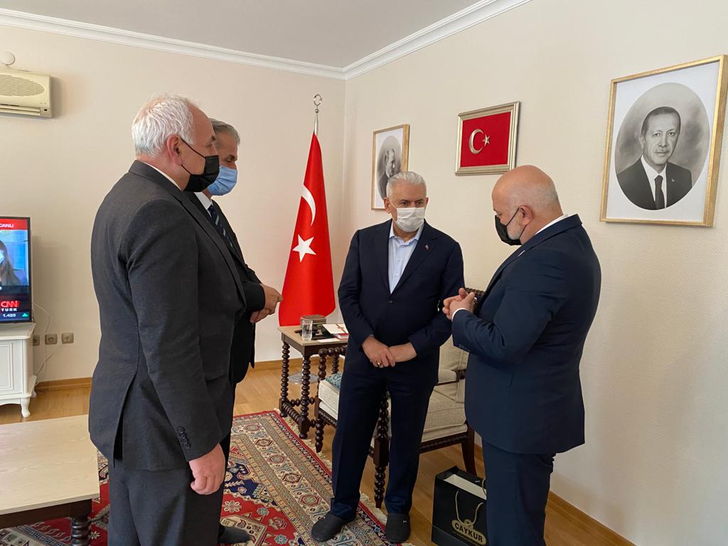 Sayın Binali YILDIRIM'a Fahri Hemşehrilik Beratı takdim ettik. 