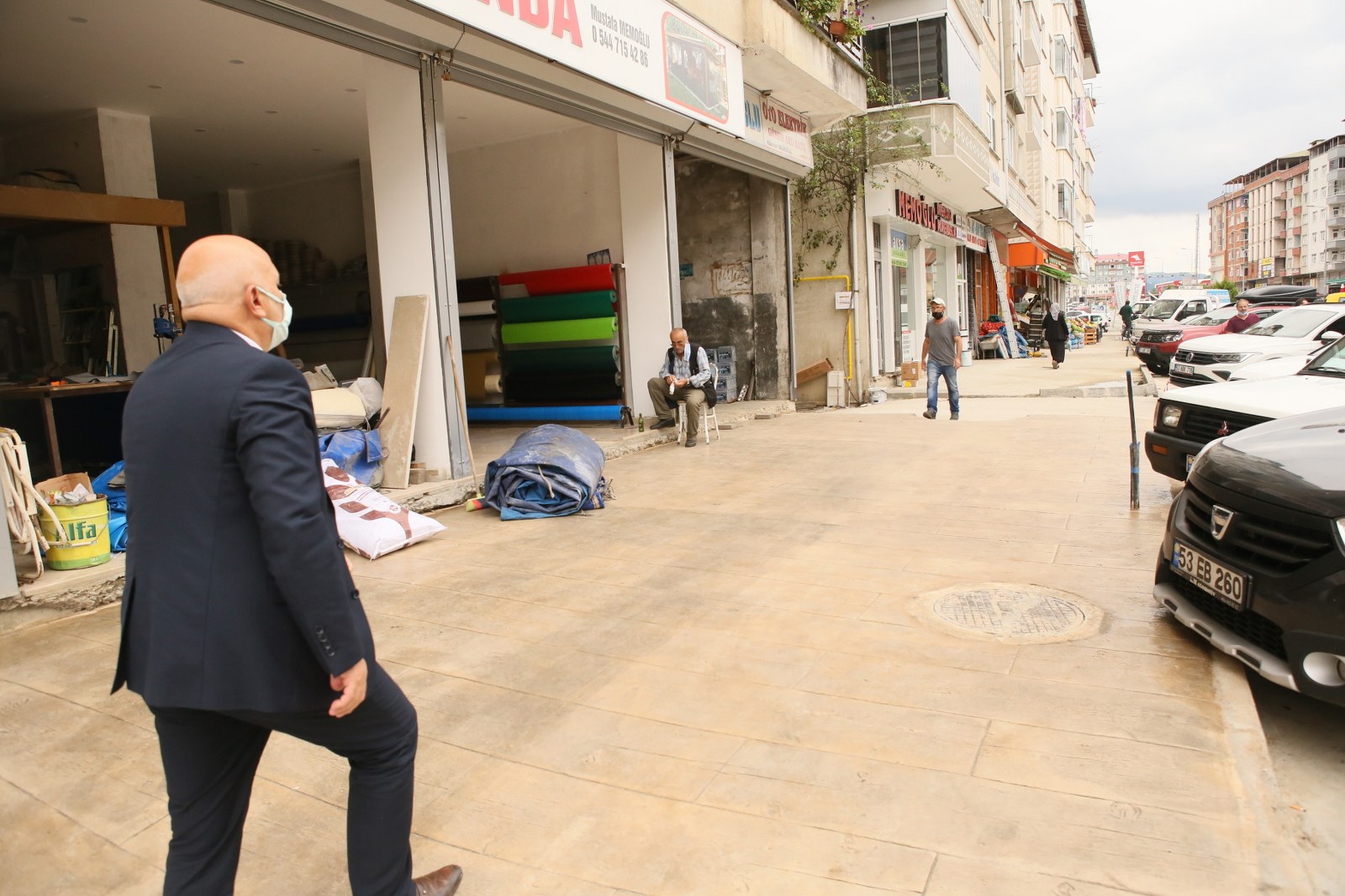 Başkanımız Avni KAHYA Sahada Çalışmaları İnceleyerek Vatandaşla Bir Araya Geldi