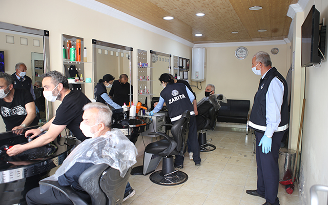 Ardeşen Belediye Zabıta Ekipleri Berber Denetimizde