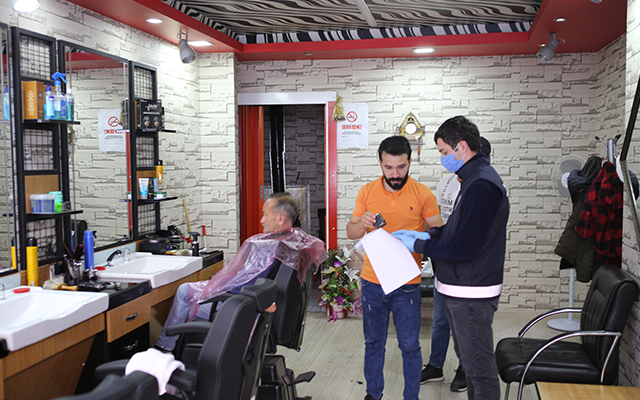Ardeşen Belediye Zabıta Ekipleri Berber Denetimizde