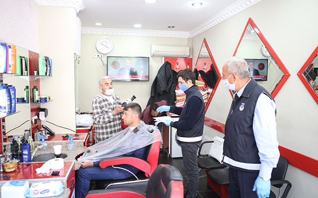 Ardeşen Belediye Zabıta Ekipleri Berber Denetimizde