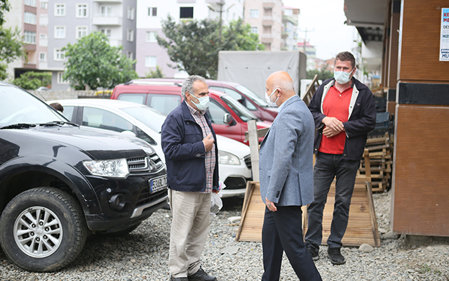 Fırtına Mahallesinde üst yapı çalışmalarına başladık.
