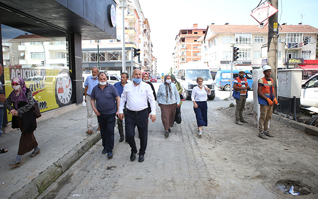 Başkan Kahya Çalışmaları Meclis Üyeleriyle Denetledi.