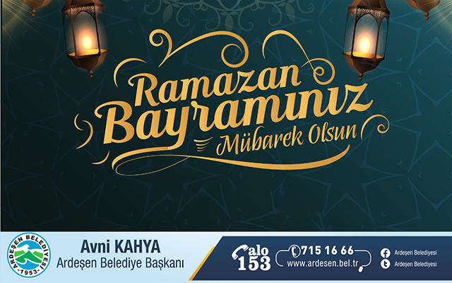 Başkan Avni Kahya Bayram Mesajı Verdi