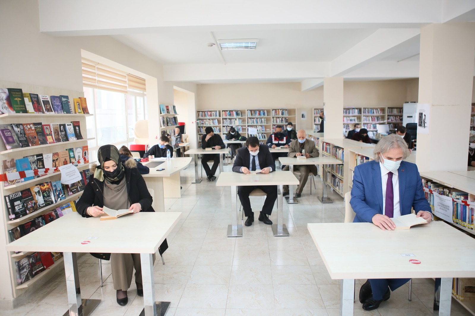 İlçe Halk Kütüphanesi’nde okuma etkinliği düzenlendi.