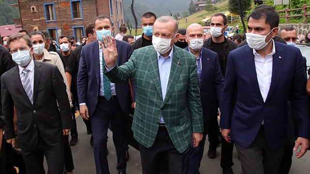 Cumhurbaşkanı Erdoğan Ardeşen'e Geldi