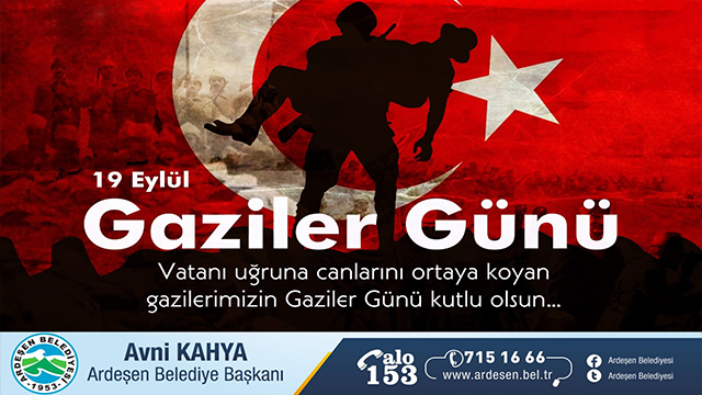Başkanımız Avni KAHYA'dan Gaziler Günü Mesajı