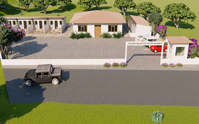 Hayvan Bakım Evi  İnşaatı Başladı