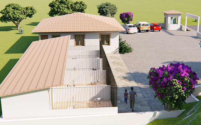 Hayvan Bakım Evi  İnşaatı Başladı