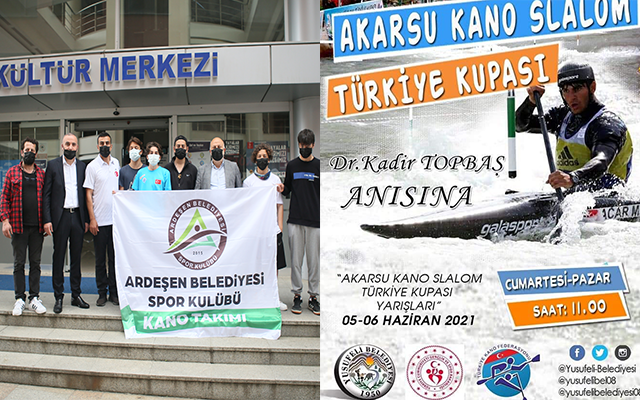 Kano sporcularımızı Yusufeli’ne yolcu ettik.