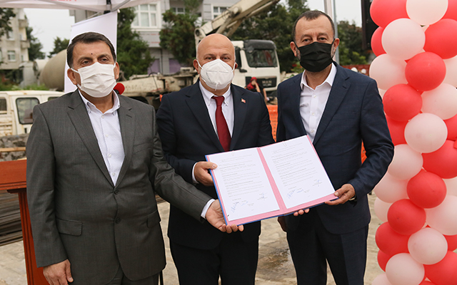 Diyanete Bağlı Anaokulunun Temeli Atıldı.